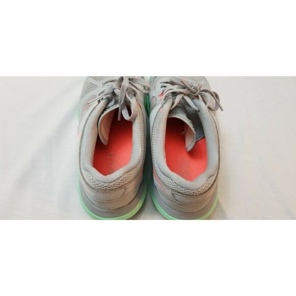 Nike Flex RN 2014 Gray Mango Green Glow Running Shoes 642767-007 Women’s Size 7 - Picture 5 of 10